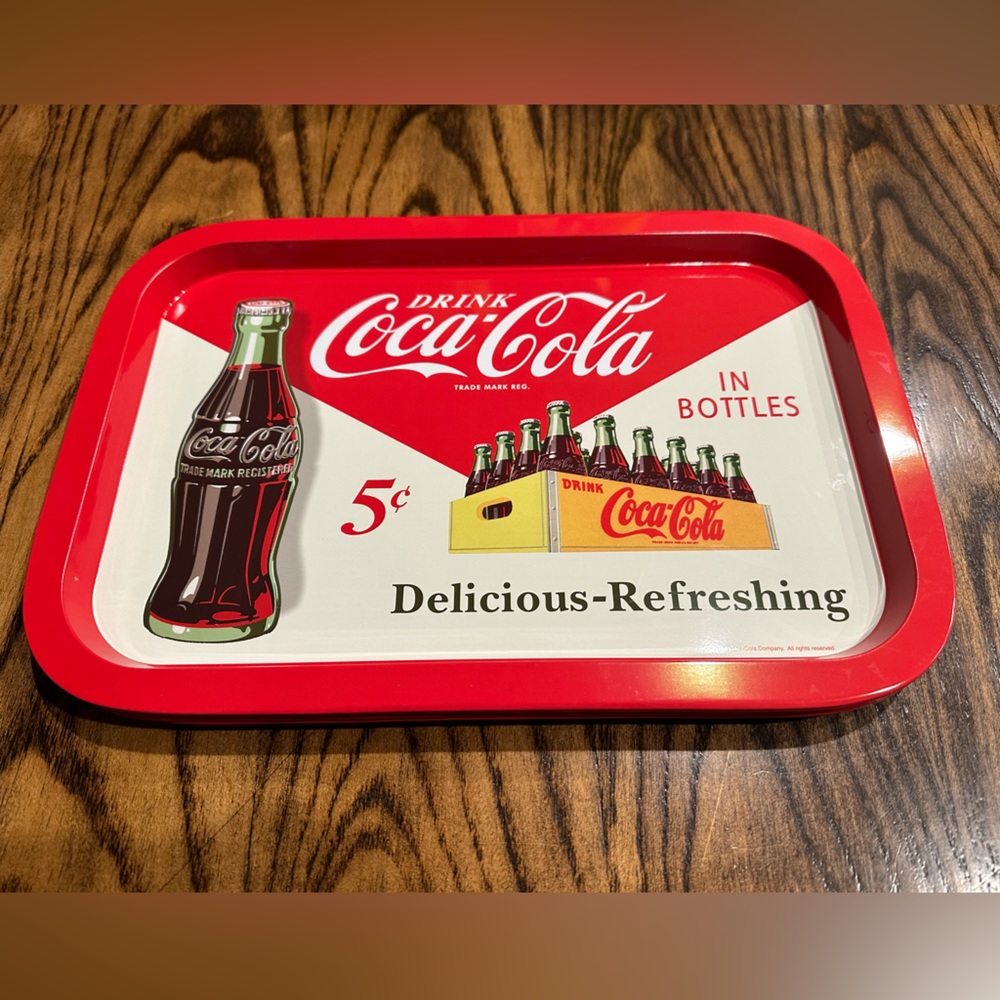 7 Coca Cola Aluminum Trays